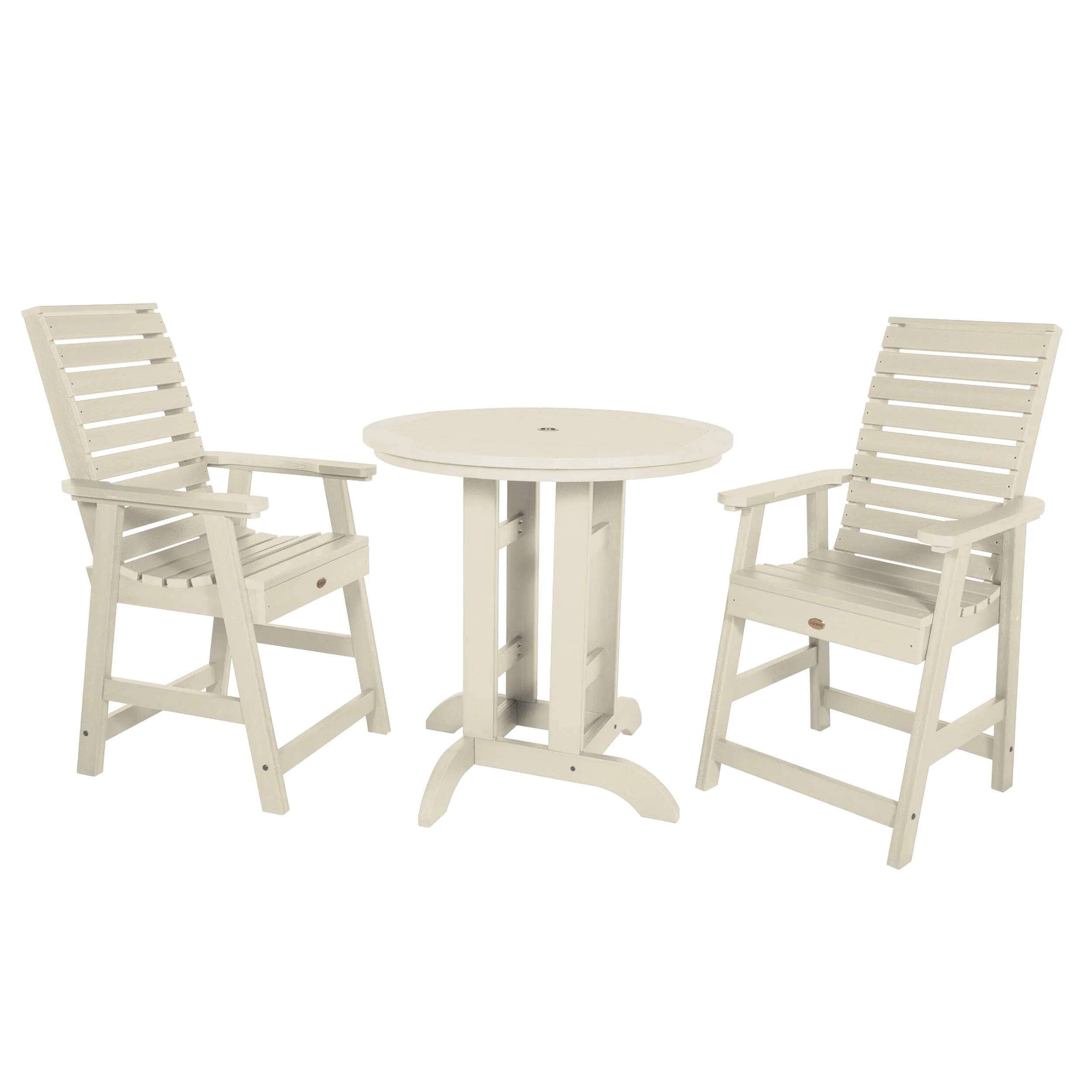 Weatherly 3pc 36in Round Dining Set - Counter Height
