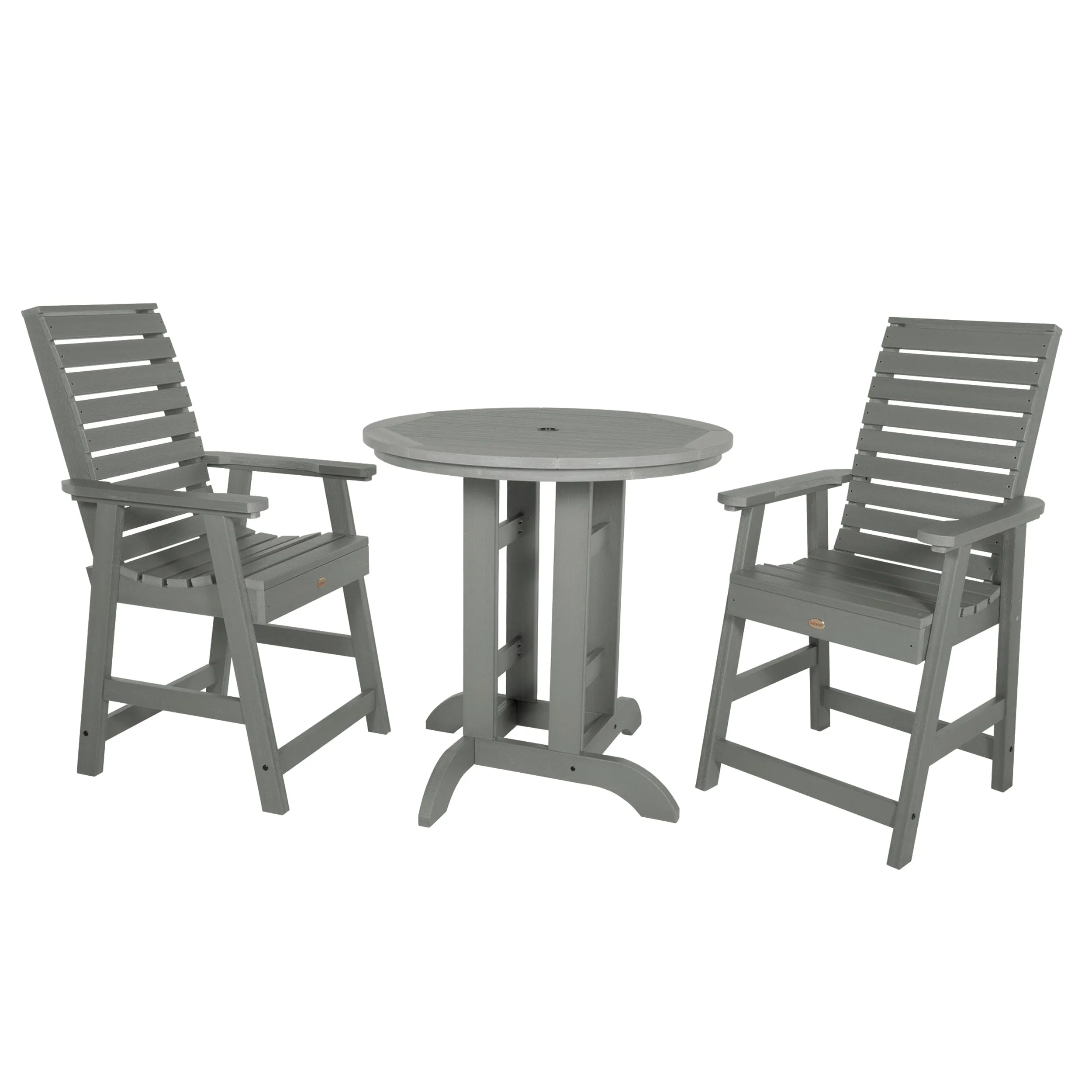 Weatherly 3pc 36in Round Dining Set - Counter Height