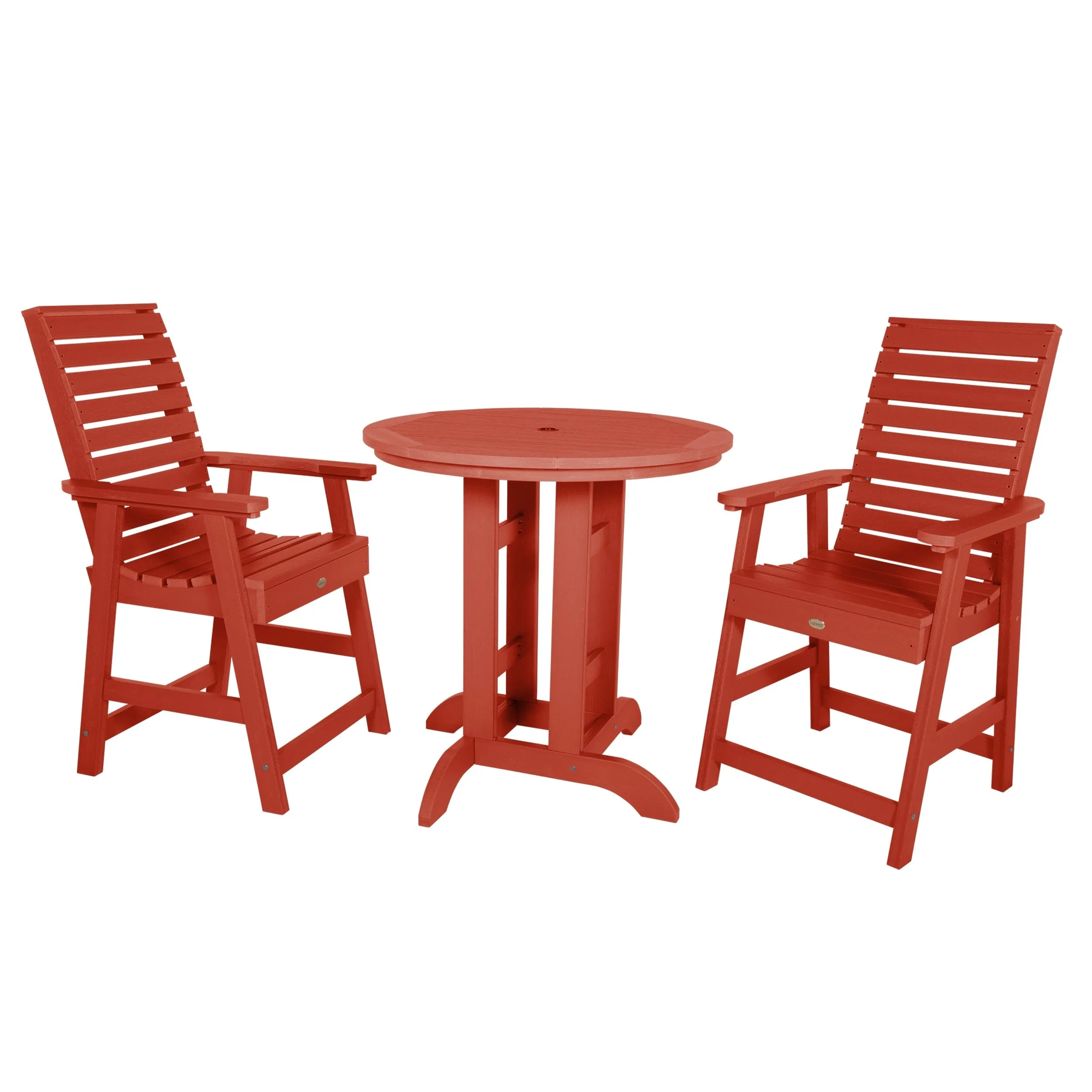 Weatherly 3pc 36in Round Dining Set - Counter Height
