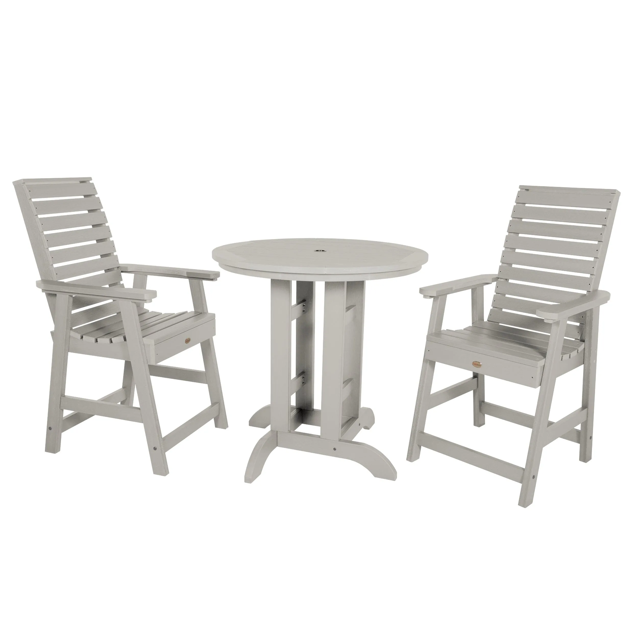 Weatherly 3pc 36in Round Dining Set - Counter Height