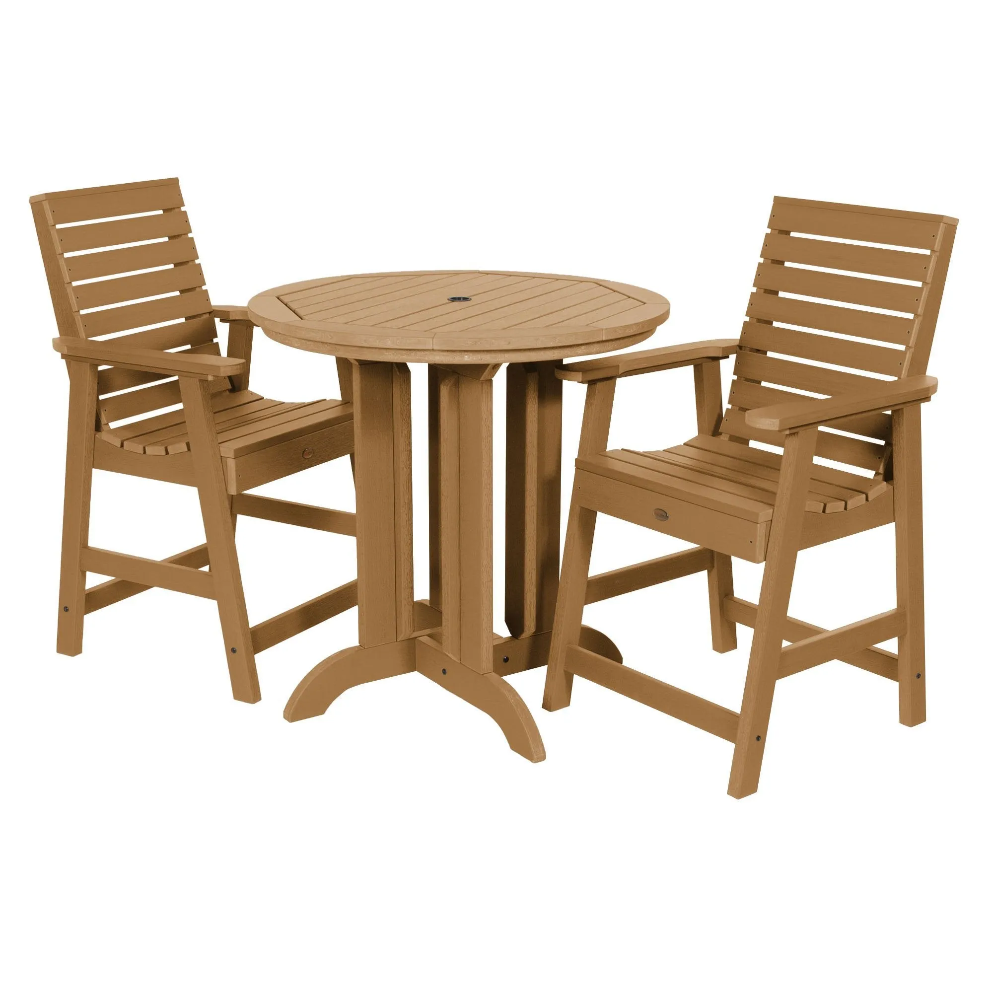 Weatherly 3pc 36in Round Dining Set - Counter Height