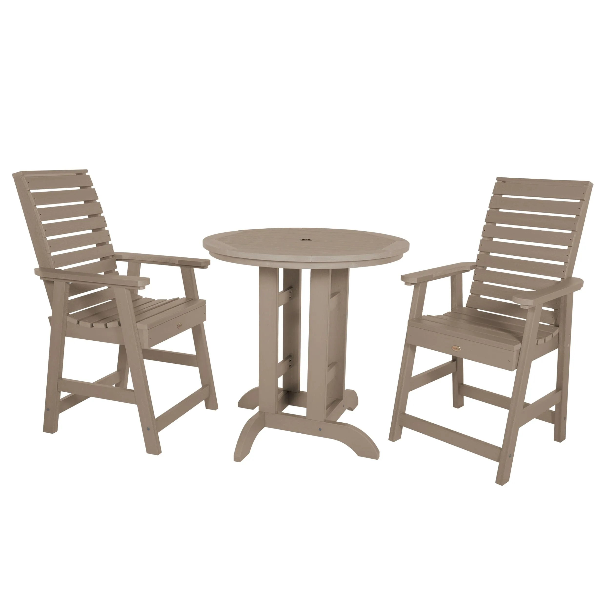 Weatherly 3pc 36in Round Dining Set - Counter Height