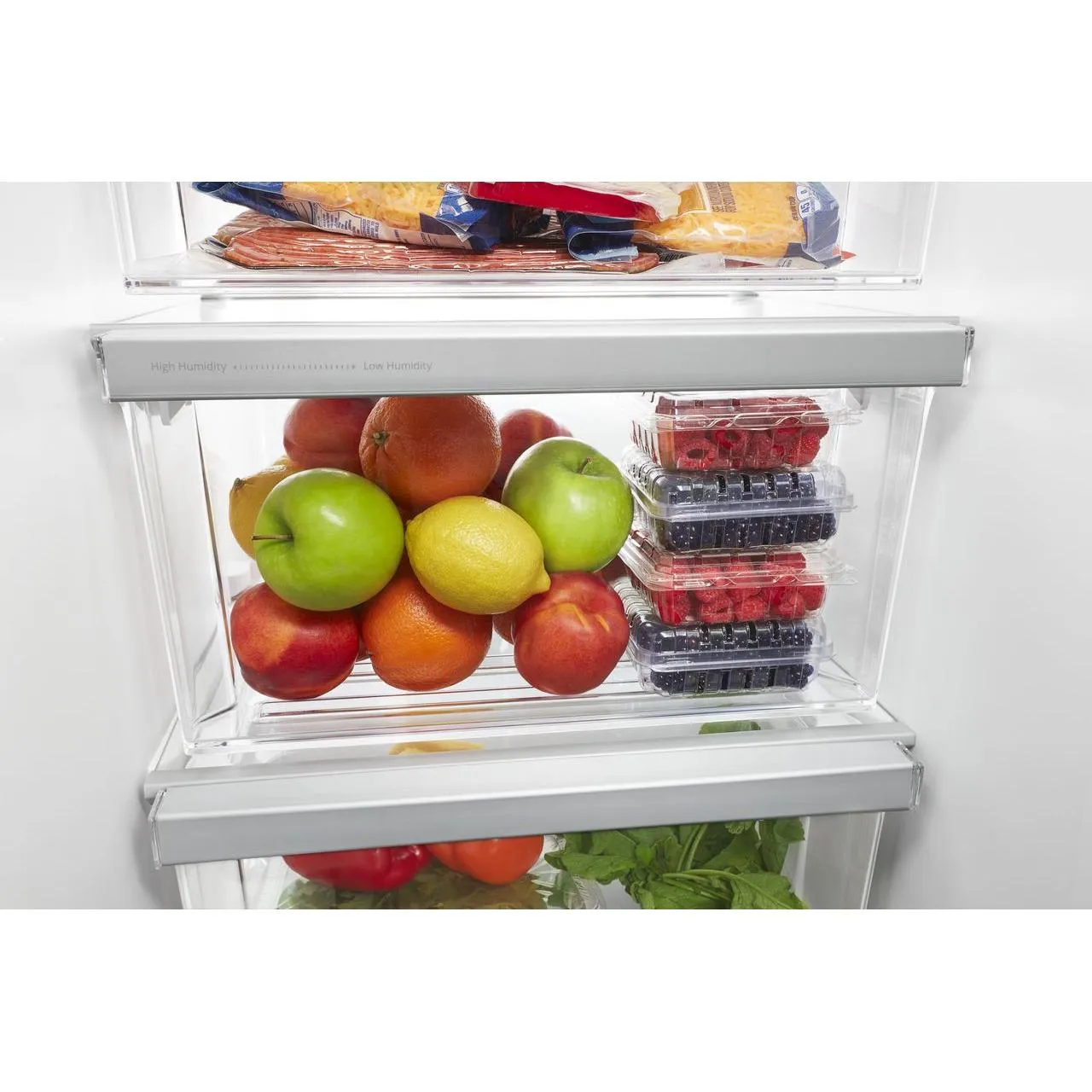 Whirlpool 33-inch, 21.4 cu. ft. Side-by-Side Freestanding Refrigerator with Exterior Ice and Water Dispenser with EveryDrop™ Water Filtration WRS331SDHM