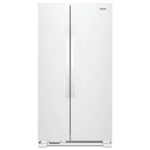 Whirlpool 33-inch, 21.7 cu. ft. Freestanding Side-by-side Refrigerator with Adaptive Defrost WRS312SNHW