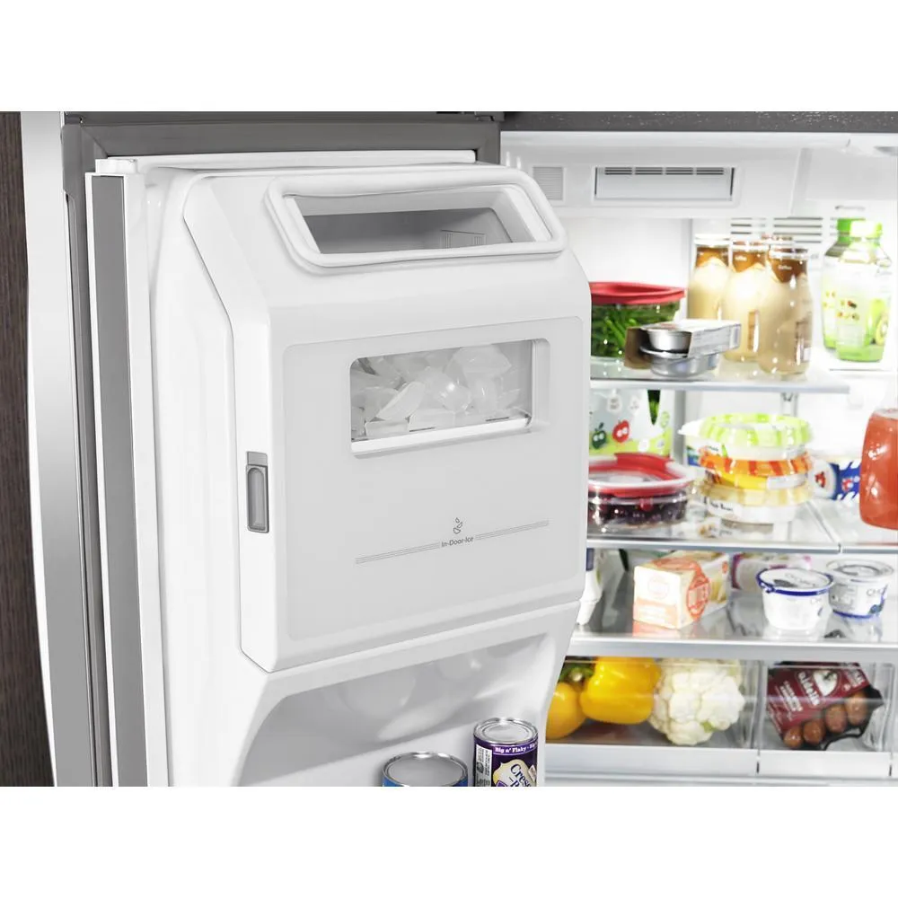 Whirlpool WRMF7736PZ 36-inch Wide 4 Door Refrigerator with Prep and Store Bins - 26 Cu. Ft.