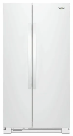 Whirlpool WRS312SNHW 33-inch Wide Side-by-Side Refrigerator - 22 cu. ft.