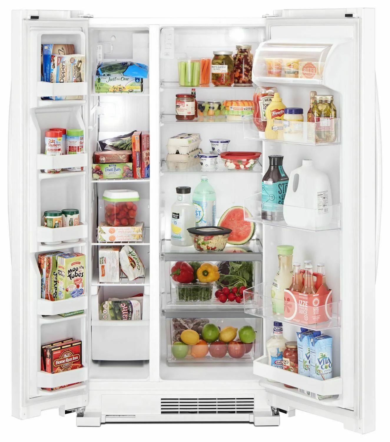 Whirlpool WRS312SNHW 33-inch Wide Side-by-Side Refrigerator - 22 cu. ft.
