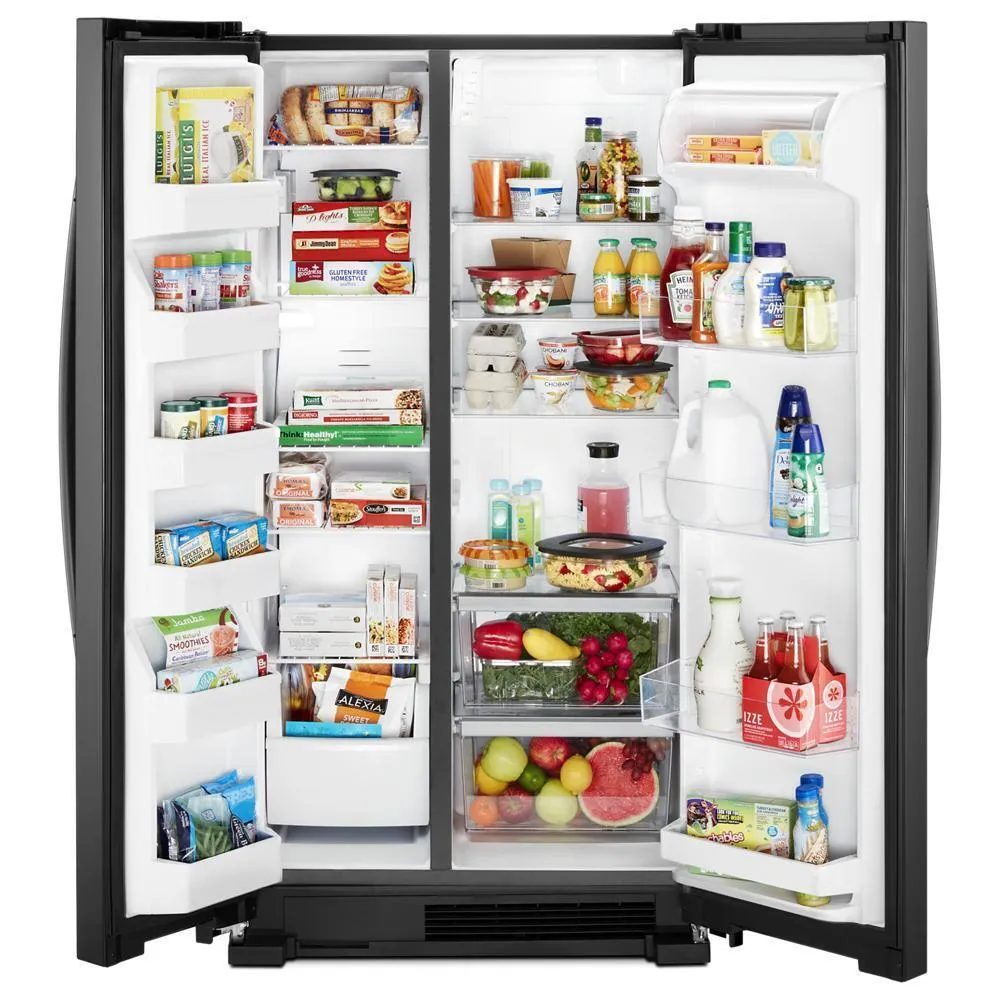 Whirlpool WRS315SNHB 36-inch Wide Side-by-Side Refrigerator - 25 cu. ft.