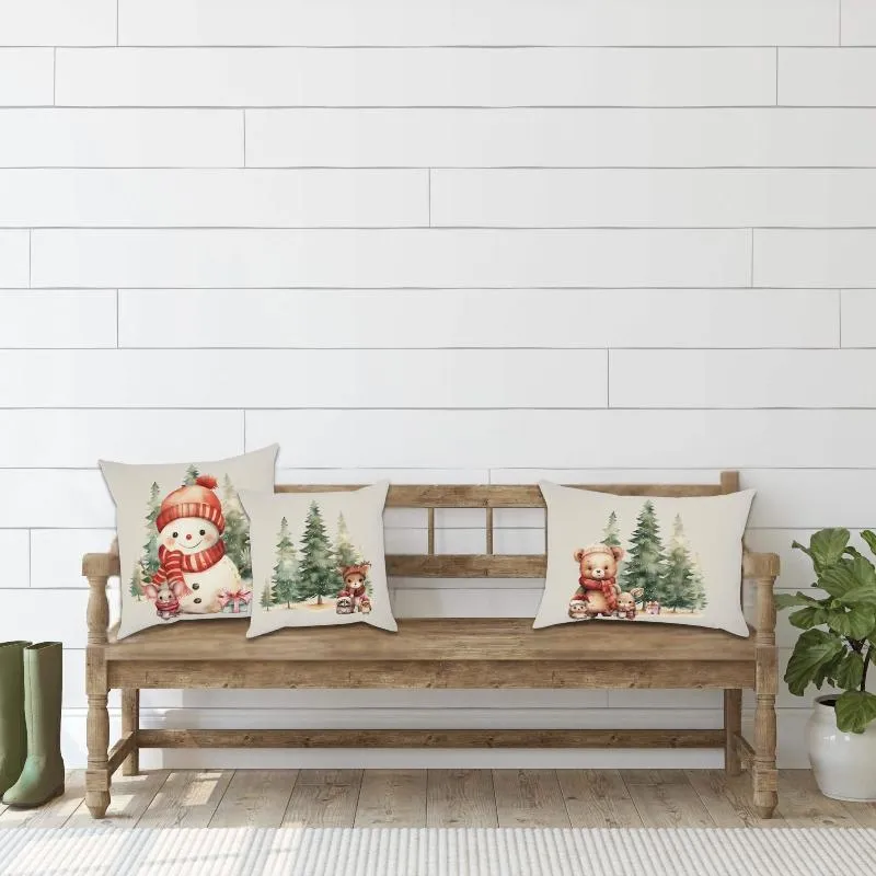Woodland Throw Pillows Set -3 Piece